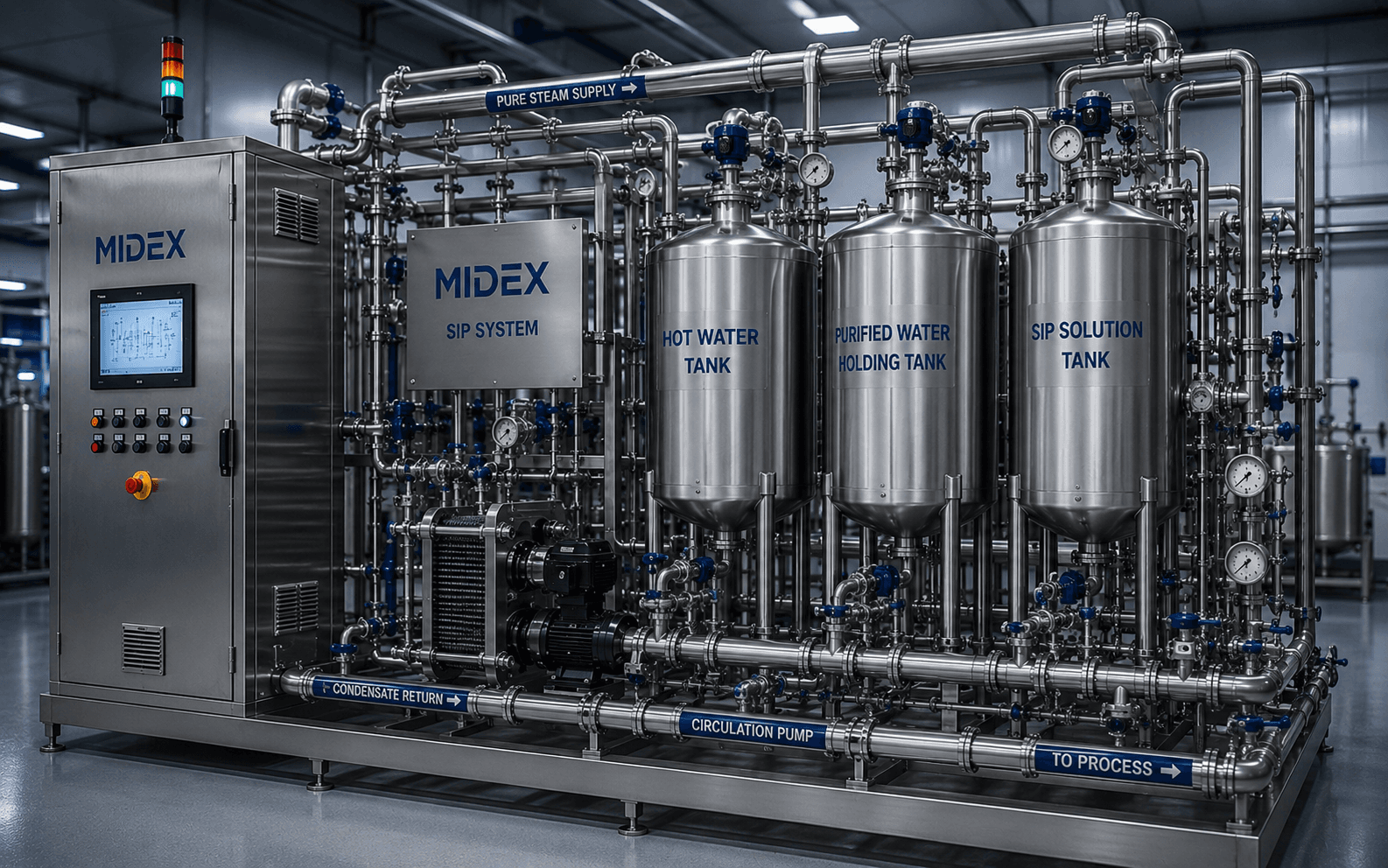 Sanitization-in-Place System (SIP)